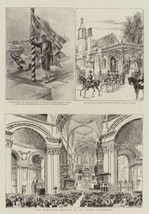 Das Begräbnis von HRH dem verstorbenen Herzog von Clarence und Avondale von Stoewer Willy