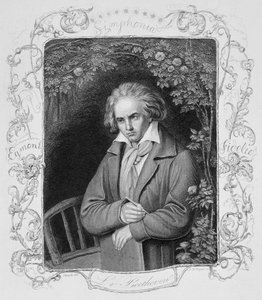 Ludwig van Beethoven (1700-1827), graviert von Albert Henry Payne (1812-1902)