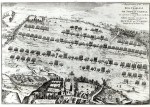 Vorbereitung auf die Schlacht von Naseby, gekämpft am 14. Juni 1645, veröffentlicht in 
