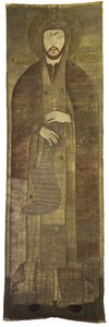 Das Grabtuch von Alexander Newski, kirchliche Stickerei, 1670er Jahre