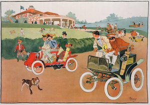Das Rennen von den Links, veröffentlicht von Max Williams, gedruckt von R.A. Welcke, New York von Stuart Travis
