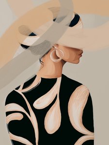 Abstraktes Modeporträt von Studio Palette