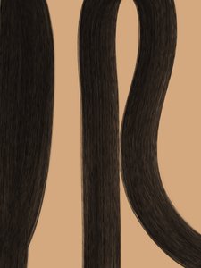 Glattes dunkelbraunes Haar von Studio Palette