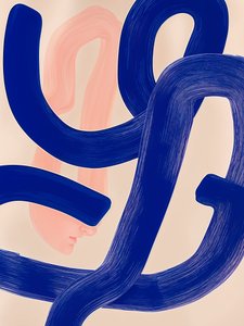 Weiches abstraktes Profil von Studio Palette