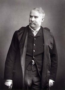 Sir William Schwenck Gilbert (1836-1911), Dramatiker, Porträtfotografie von Studio Walery
