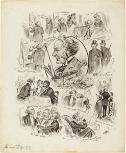 Tage mit Berühmtheiten: Mr. Millais, R.A. von Studio of Alfred Bryan
