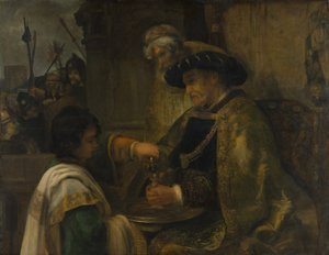Pilatus wäscht seine Hände von Style of Rembrandt