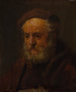 Studienkopf eines alten Mannes