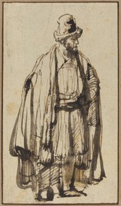 Ein Orientale von Style of Rembrandt van Rijn