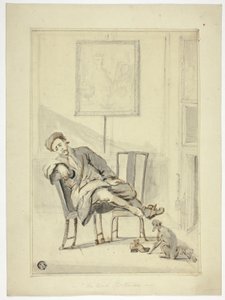 Der müde Sportler von Style of William Hogarth