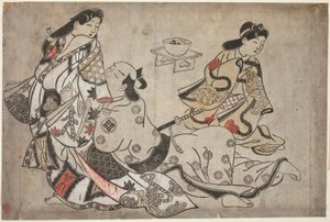 Der beharrliche Liebhaber, aus einer unbetitelten Serie erotischer Drucke von Sugimura Jihei