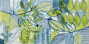 Serene Botanische Blätter von Susan Black