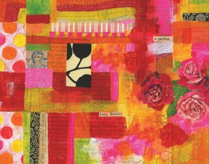 Lebendige Garten-Collage von Susan Black