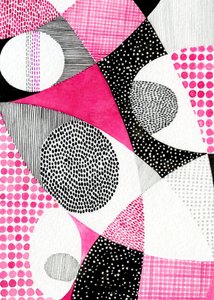 Lebendige geometrische Muster