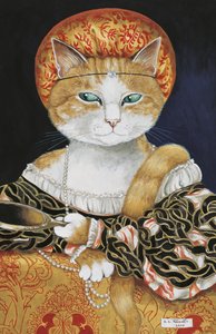 Illustration aus Cats Galore! A Compendium of Cultured Cats (veröffentlicht 2015)