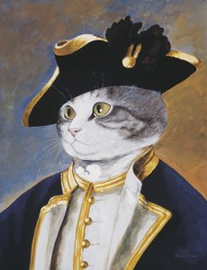 Illustration aus Cats Galore! A Compendium of Cultured Cats (veröff. 2015) von Susan Herbert