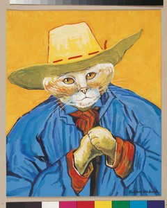 Illustration aus Katzen en Masse! Ein Kompendium kultivierter Katzen (veröff. 2015) von Susan Herbert