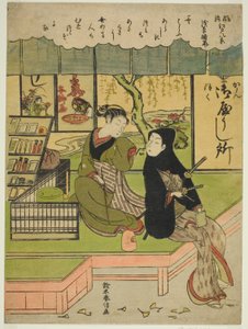Klärendes Wetter in Asakusa (Asakusa no seiran), aus der Serie "Acht modische Ansichten von Edo (Furyu Edo hakkei)"
