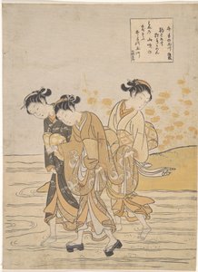 Juwelenfluss bei Ide (Ide no Tamagawa) von Suzuki Harunobu
