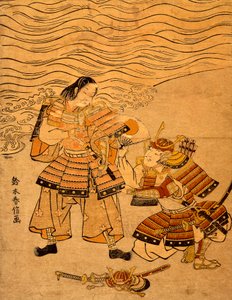 Kumagai Naozane und Taira no Atsumori, Episode aus dem Krieg zwischen Taira und Minamoto