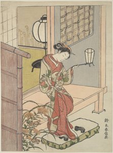 Druck von Suzuki Harunobu