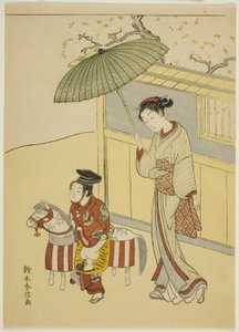 Das Steckenpferd von Suzuki Harunobu