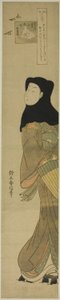 Der Juwelenfluss der Regenpfeifer (Chidori no Tamagawa), aus der Serie "Sechs Juwelenflüsse in Volksbräuchen (Fuzoku Mu Tamagawa)"