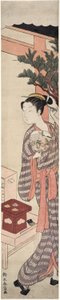 Der Teestand - Kagiya Osen von Suzuki Harunobu