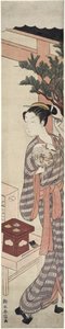Der Teestand - Kagiya Osen, ca. 1769 von Suzuki Harunobu