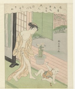 Frau und unartiges Kind von Suzuki Harunobu