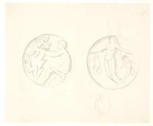 Entwurf für Reliefs