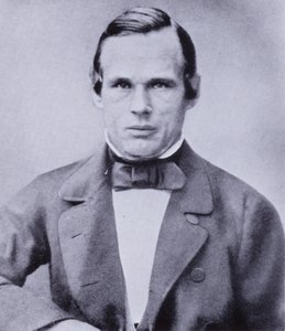 Anders Jonas Ångström, schwedischer Physiker und Astronom, bedeutend in der Entwicklung der Spektroskopie (s/w Foto)