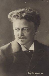 Porträt von August Strindberg von Swedish Photographer