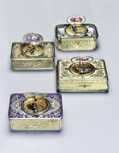 Sammlung von Singvogelkästchen