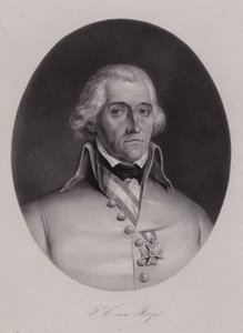 Friedrich Freiherr von Hotze, in der Schweiz geborener General in der österreichischen Armee während der Französischen Revolutionskriege von Swiss School
