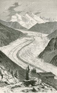 Der Gornergletscher und das Monte Rosa von Swiss School