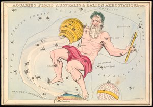 Wassermann, Südlicher Fisch und Ballon Aerostatique, ca. 1825
