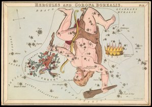 Herkules und Corona Borealis, ca. 1825