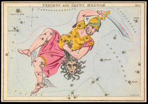 Perseus und Caput Medusae, ca. 1825 von Sydney Hall