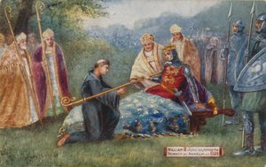 Wilhelm II. verleiht Anselm das Primat, 1093