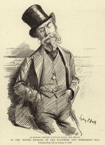 Bei der zweiten Lesung des Fabrik- und Werkstättengesetzes von Sydney Prior Hall
