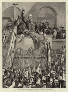 Feier zum achtzigsten Geburtstag von Fürst Bismarck von Sydney Prior Hall