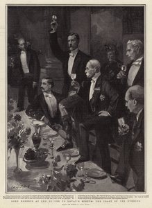 Lord Roberts beim Abendessen der Lovat