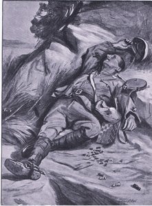Nur ein Bauer, aus After Pretoria: Der Guerillakrieg veröffentlicht von Harmsworth Bros Limited, 1901 von Sydney Prior Hall