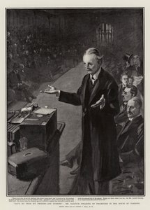 Rette mich vor meinem Freund und Feinden, Mr. Balfour spricht über das Verfahren im House of Commons