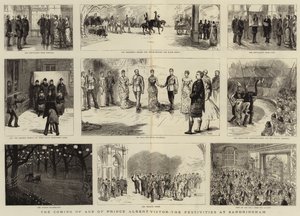 Die Volljährigkeit von Prinz Albert Victor, die Festlichkeiten in Sandringham von Sydney Prior Hall