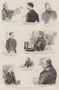 Die Briefe zum ersten Mal vor Gericht von Sydney Prior Hall