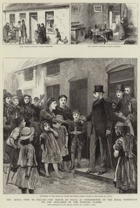Der königliche Besuch in Irland, der Prinz von Wales als Kommissar der Königlichen Kommission für die Wohnungen der Arbeiterklasse von Sydney Prior Hall