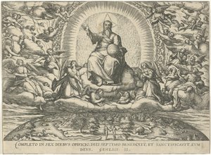 Gott ruht am siebten Tag von Symon Novelanus (attributed to)