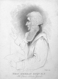Thomas Denman Esq. MP., Der Generalanwalt der Königin, ca. 1820